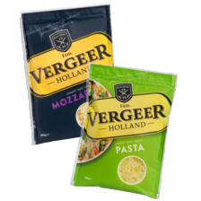 Vergeer geraspte kaas